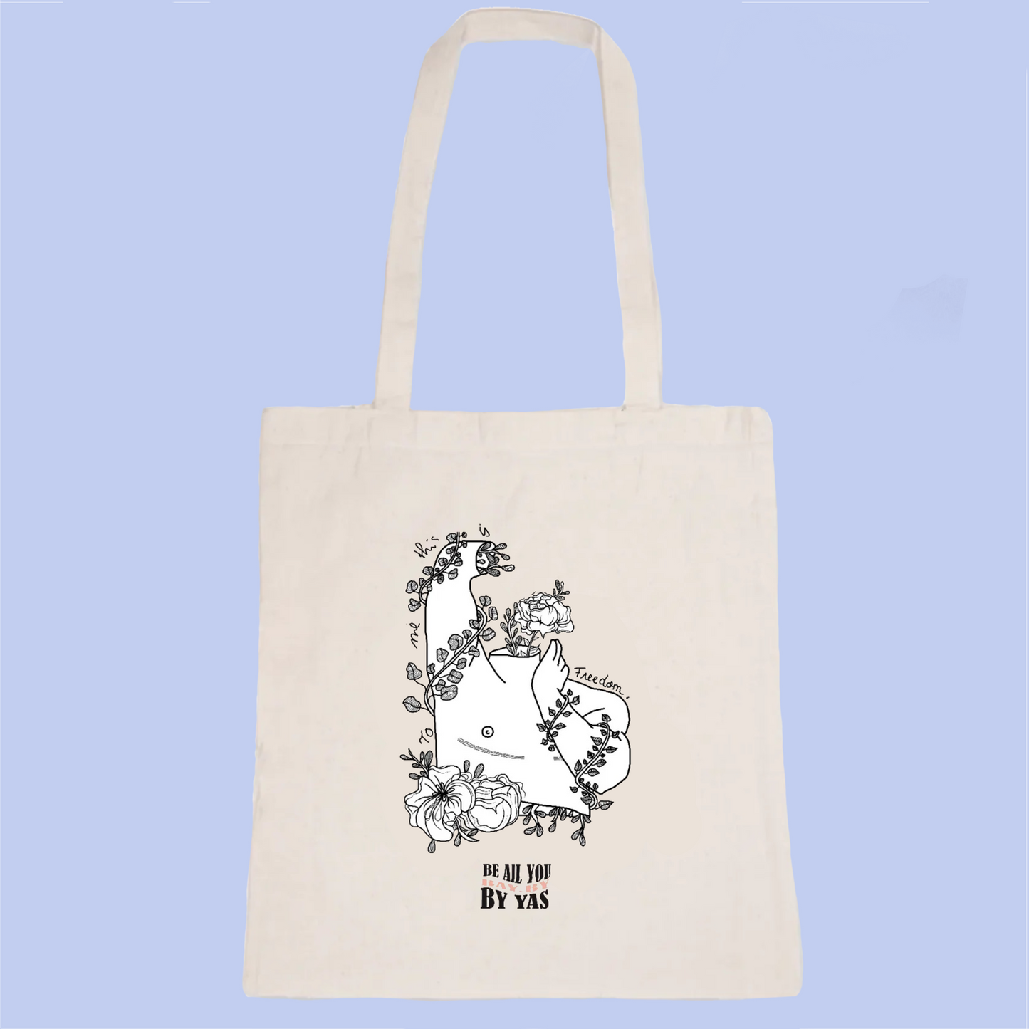 "My freedom" tote bag